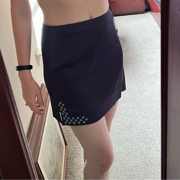 Rare Vintage Versace Jeans Couture Purple Sequin Mini Skirt - Picture 12 of 13